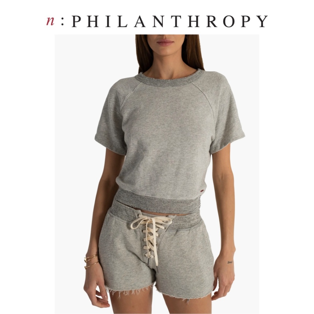 Philanthropy Colby Short Sleeve Sweatshirt